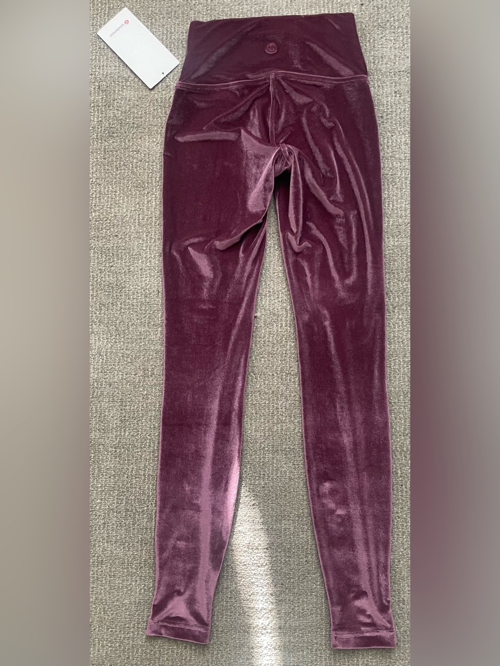 LULULEMON ATHLETICA Velvet Wunder Lounge Tight Leggings - Garnet - Picture 6 of 12